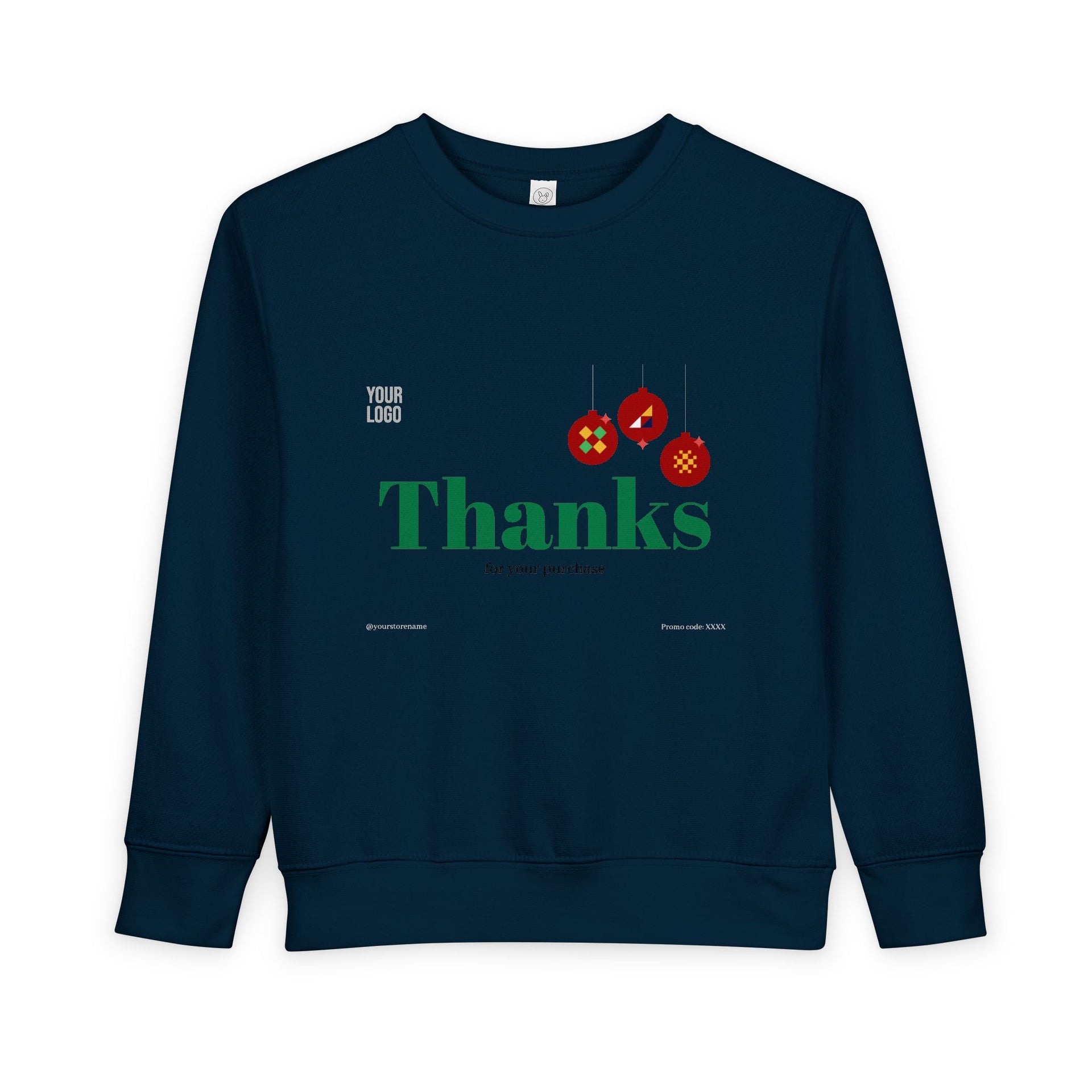 Toddler Sweatshirt with Cute Cat Bread Design