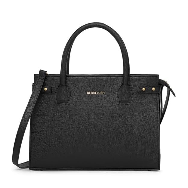 Checked Structured Tote Bag with