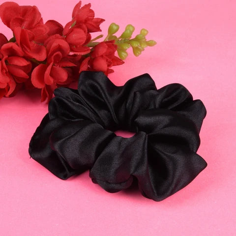 Satin Silk Bonnet for Hair And skin care, Shower Cap & Scrunchies Combo